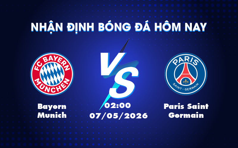 Nhận định soi kèo trận đấu Bayern Munich vs Paris Saint Germain Cuộc đọ sức đỉnh cao tại C1