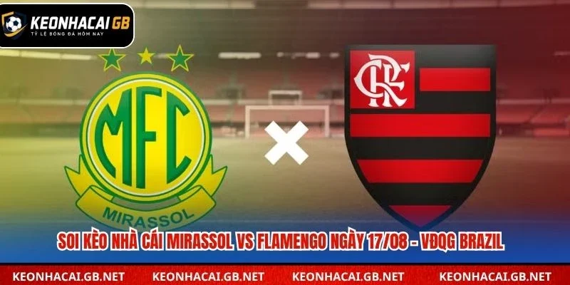 Dự đoán kết quả trận Mirassol vs Flamengo lúc 04h30 ngày 17/08 – VĐQG Brazil Dự đoán kết quả trận Mirassol vs Flamengo lúc 04h30 ngày 17/08 – VĐQG Brazil